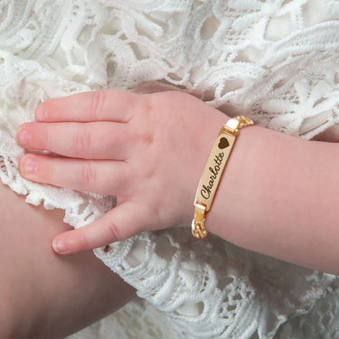 Baby Name Bracelet - Personalised Baby Gift - Personalised Blanket Bracelet Brother & Sisters